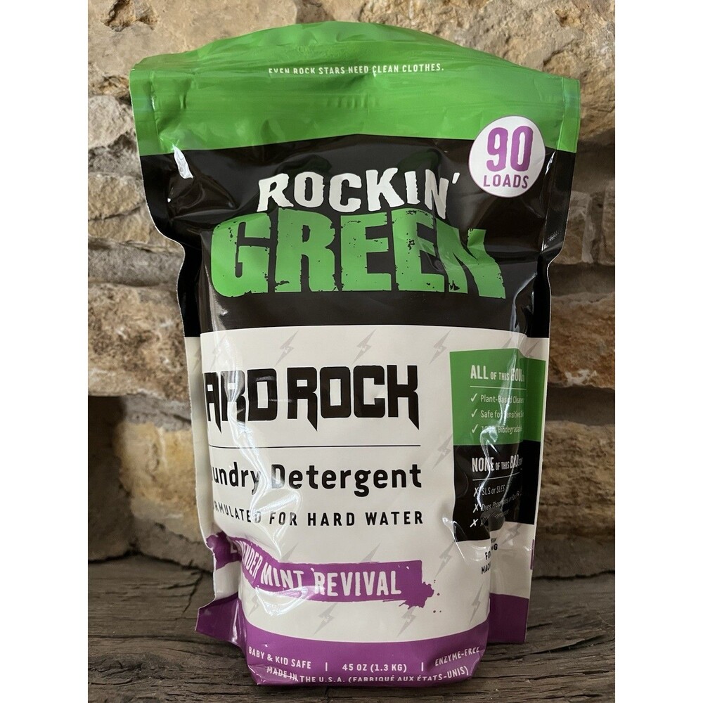 Rockin Green HardRock Plant Based Laundry Detergent - 90 Loads - Lavender Mint
